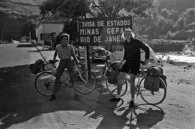 Ronald Eckstein and Martin on the road to Rio de Janeiro