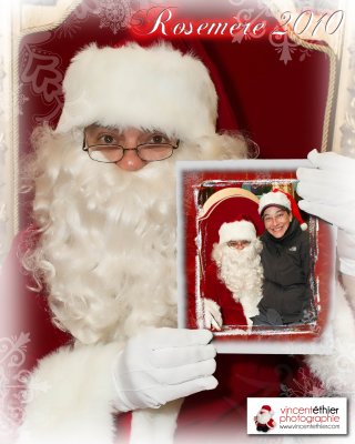 Noel 2010 - Photos du Père Noël - Rosemère avec montage