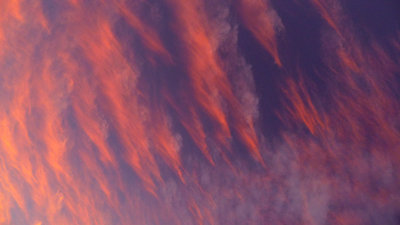 Fire in the sky