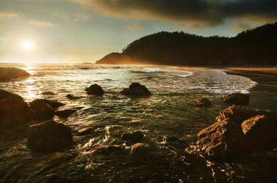 Oregon coast sunset