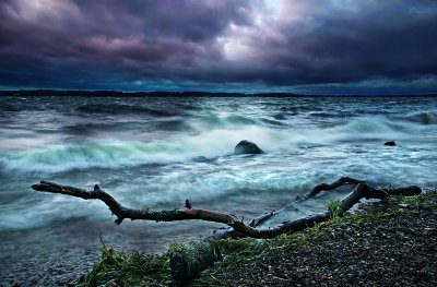 Stormy evening, Lake Mendota