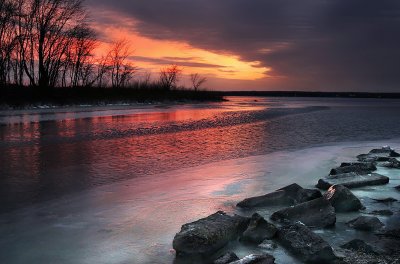 Winter river