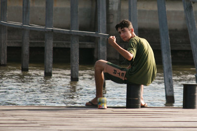 Fishing off the Pier