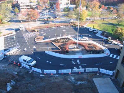 Front Circle Sitework Completed