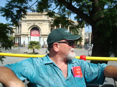 Taking in the sights in Palermo