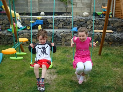 Sean & Hannah swinging