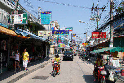 Street of Koh Samui