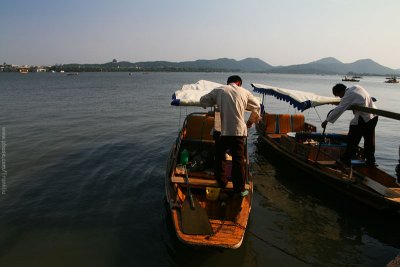 Boating on West Lake
