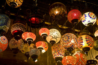 Lanterns at the Spice Bazaar