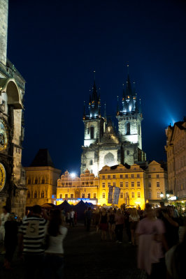 Old Town Square at Night