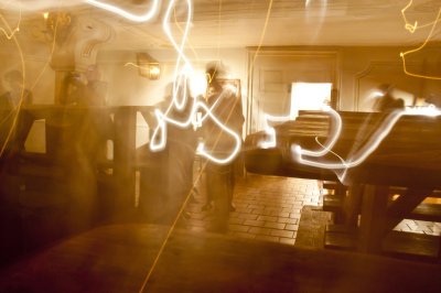bored on the tour = playing with 30 sec exposures