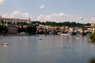 Charles Bridge from afar...