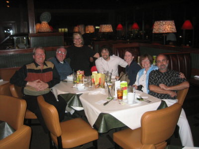 David, Mike, Hostess, Brian, Kimberly, Robin & Jeff
