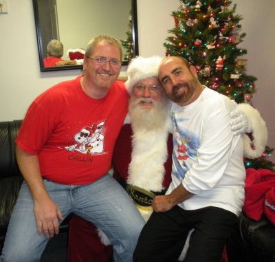 David, Santa & Jeff 2010