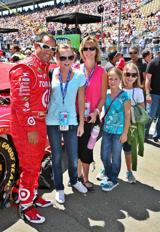 Juan Montoya and a sponsors family members.  IMG_0059.jpg