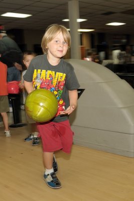 Brenden's 3rd Birthday Party at the Bowling Alley