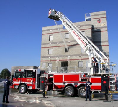 Meridian's New Aerial Fire Truck
