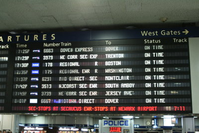 Boston, Washington ...