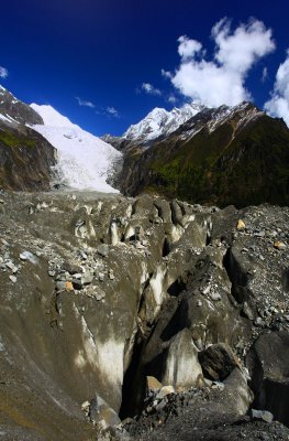 冰川的裂縫
