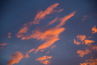 Clouds in Sunset Sky