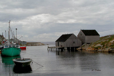 Common Scene of Peggy's Cove