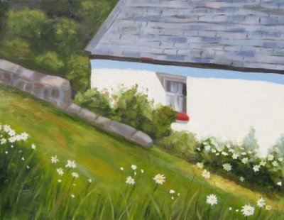 Irish Cottage      Oil on Canvas