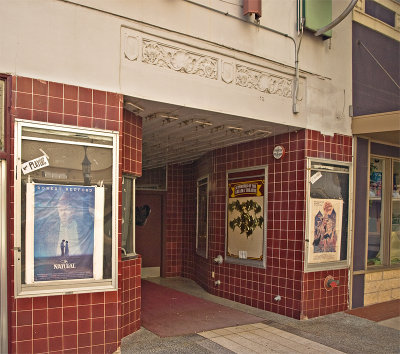 Ther theater entrance.