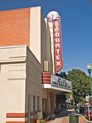 A side view of the theater.