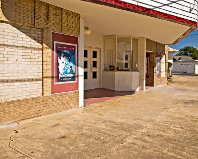 A second view of the theater entrance