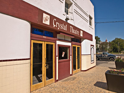 The entrance and box office