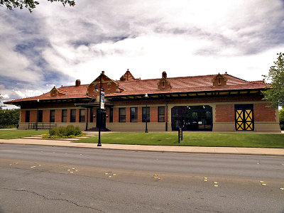 The Abilene Texas Depot from the street