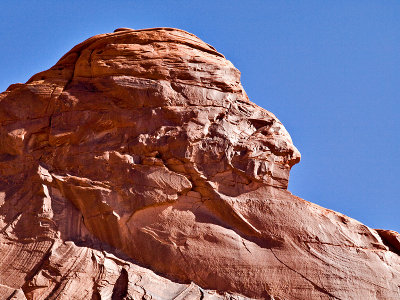 This rock is said to an image of Geronimo.