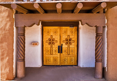 Main Entrance to San Geronimo Church