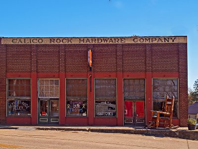 The venerable Calico Rock Hardware Store, Calico Rock, Arkansas