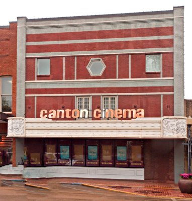 Canton Ms. Theater now closed. Located on the Town Square