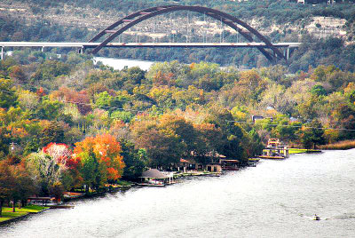 Loop 360 Bridge from Mt. Bonnell, Austin, TX