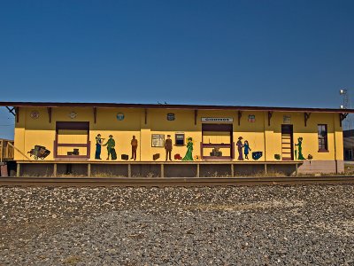 The Giddings Freight and Passenger Depot .