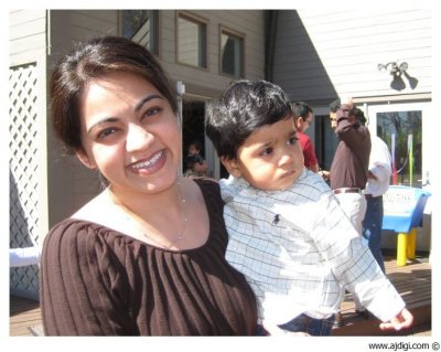 At Aadit's 1st Birthday Party