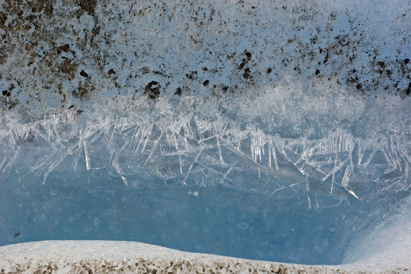 On top of the glacier