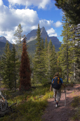 Hiking to St.Mary Falls