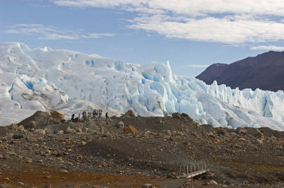 Edge of glacier