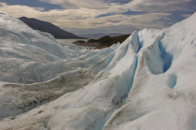 On top of the glacier