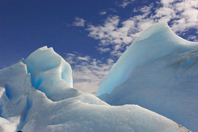 On top of the glacier