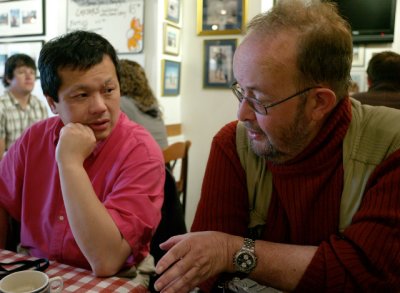Charlie Chan and Tom Abrahamsson (photo Howard Cummer)
