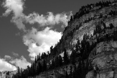 Hermosa cliffs, from the crappy cabin in Ouray