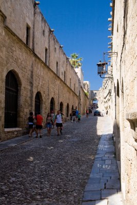 Rhodes Town - The street of the knights