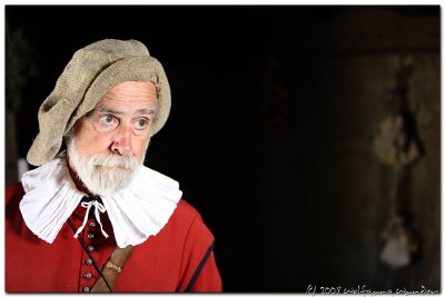 Stephen Hopinks at the Plimoth Plantation in Plymouth, MA