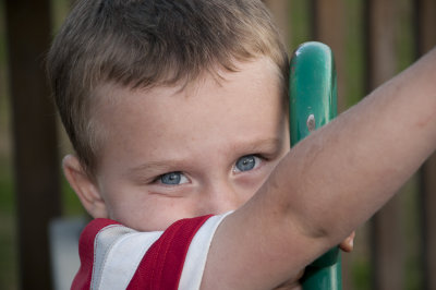 Lucas at the park.