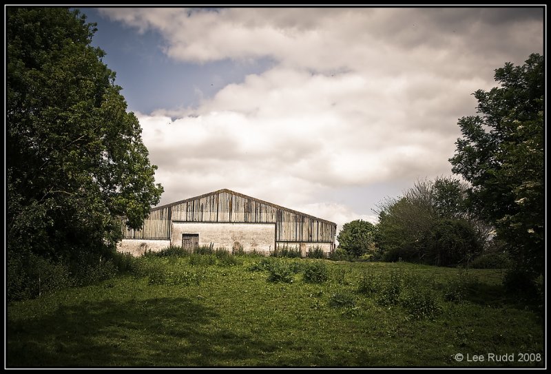 Barn and Sky