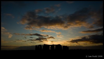 Stonehenge Sunset